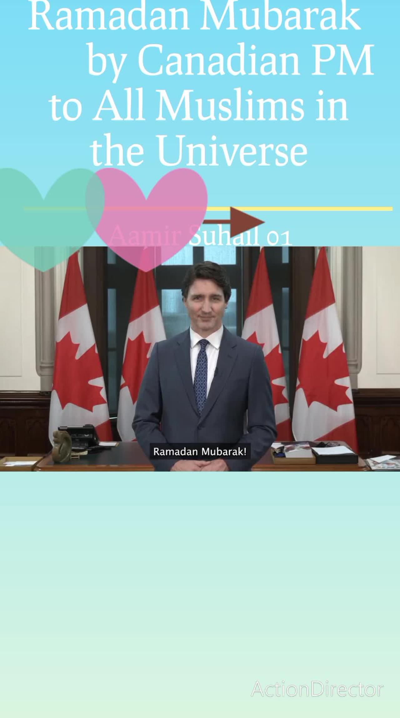 PM Commence the Canadian Muslim on the Occasion of Ramadan 👳🧕