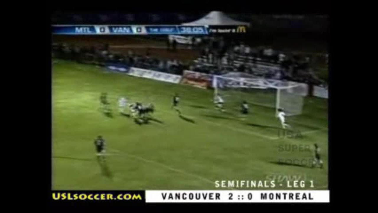 2006 USL First Division Playoffs Highlights |  Vancouver Whitecaps vs. Montreal Impact