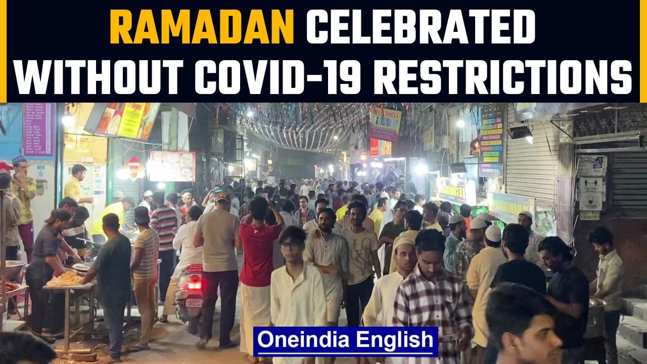 Muslims celebrate Ramadan without Covid-19 restrictions in 2 years, Watch | Oneindia News
