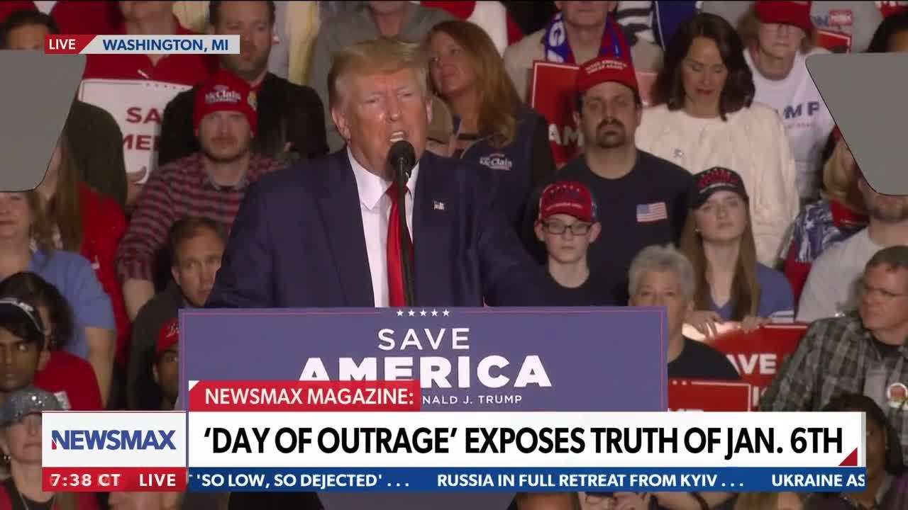 FULL SPEECH: Donald Trump speaks at "Save America" rally in Washington, Michigan