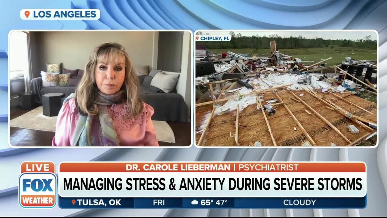 Dr Carole Lieberman MD - Managing Stress During Severe Weather - Fox WTHR - 04-01-22
