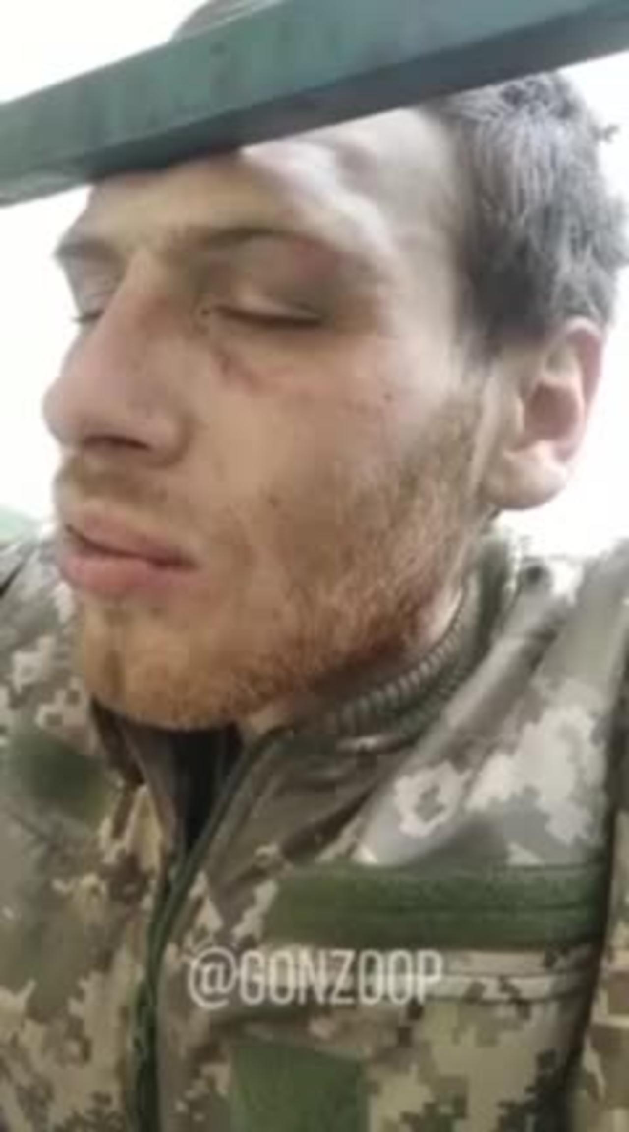 A captured soldier of the Armed Forces of Ukraine,