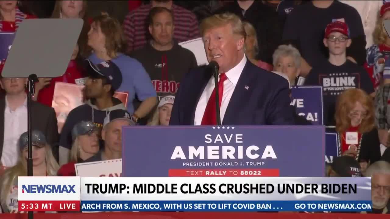 Trump Destroys Democrats For Crushing The Middle Class