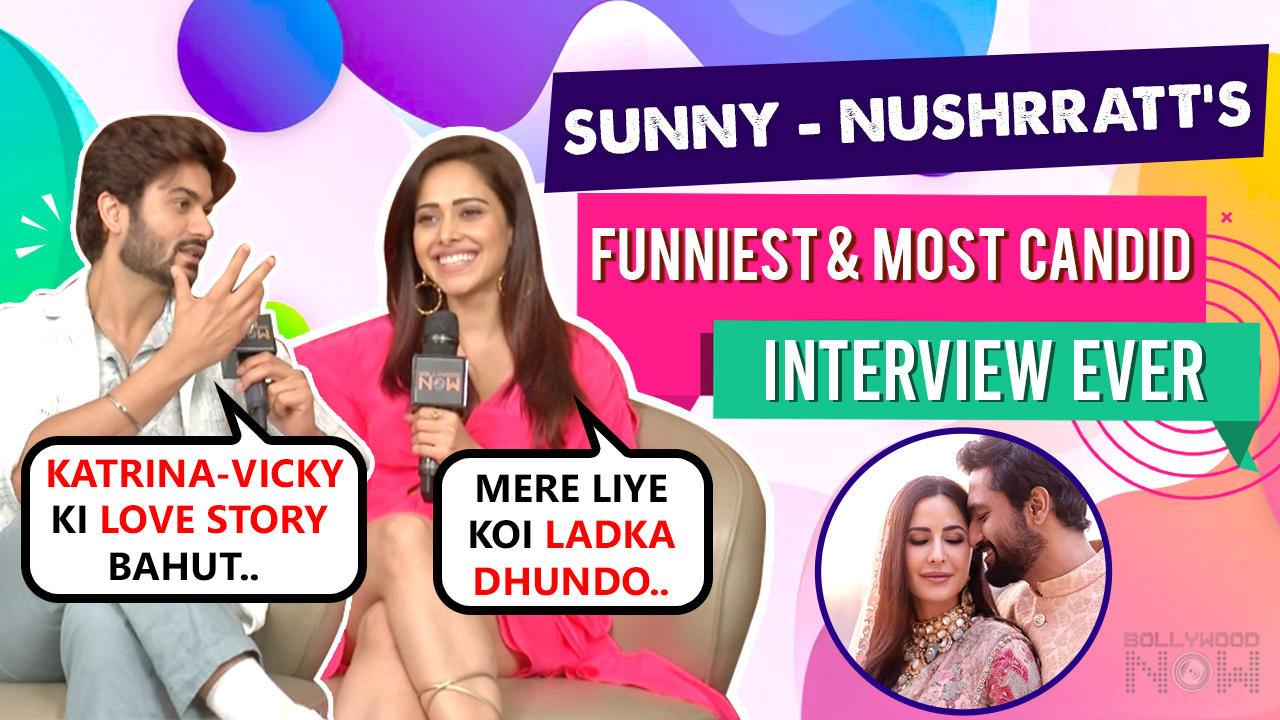 Sunny-Nushrratt Want To ROMANCE These Stars, Reveal Fav Bollywood Jodi & More | FUNNIEST Rapid Fire