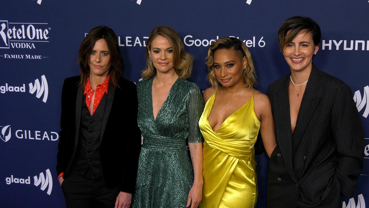 Katherine Moennig, Leisha Hailey, Rosanny Zayas, Jacqueline Toboni '33rd Annual GLAAD Media Awards' red carpet