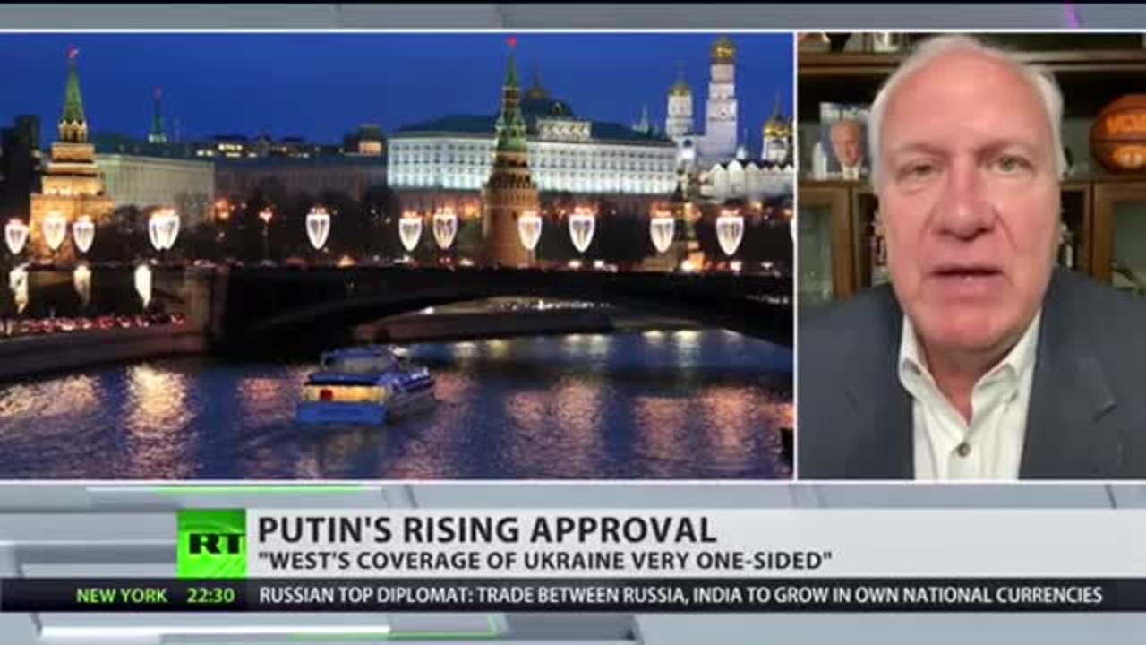 Putin's approval ratings soar despite Western pressure