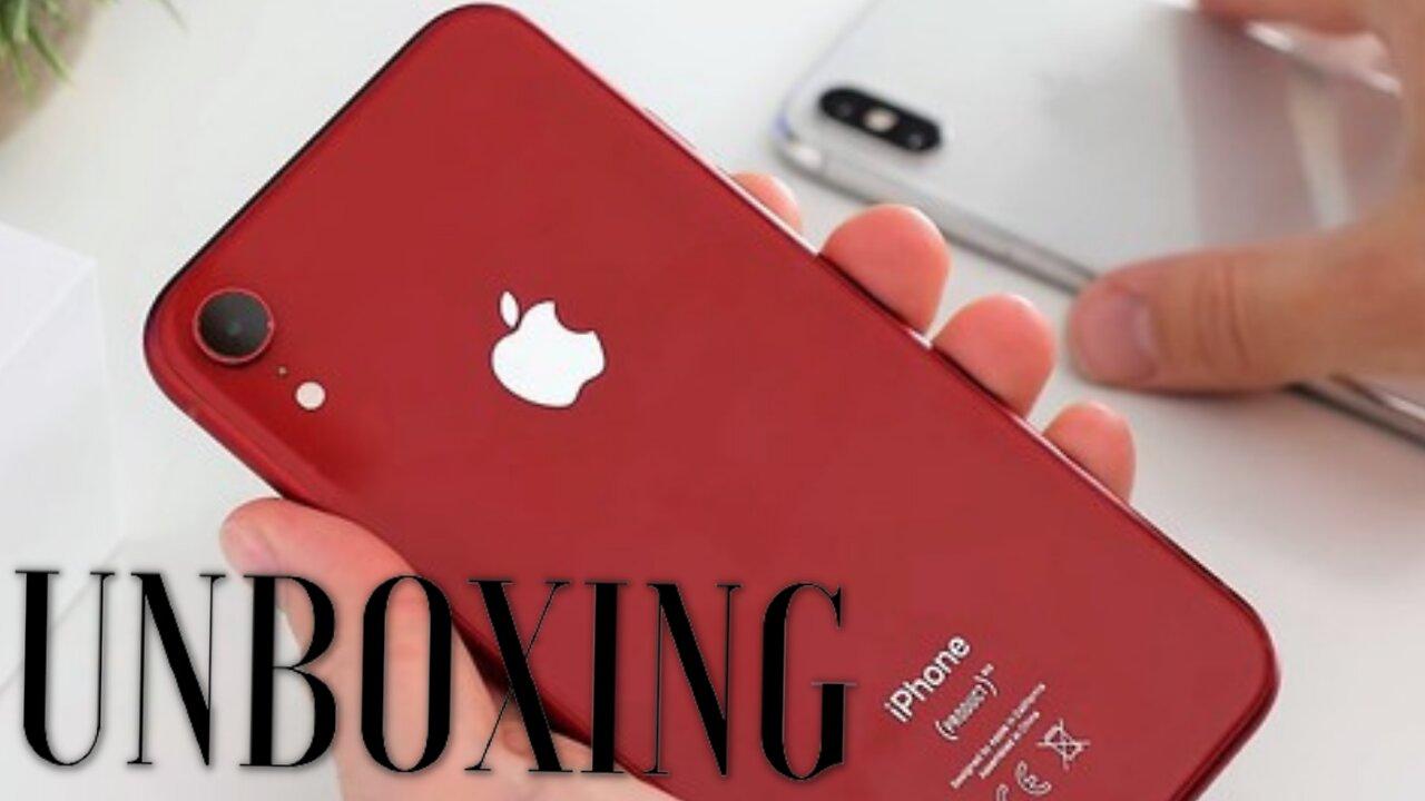 iPhone XR Unboxing:RED EDITION