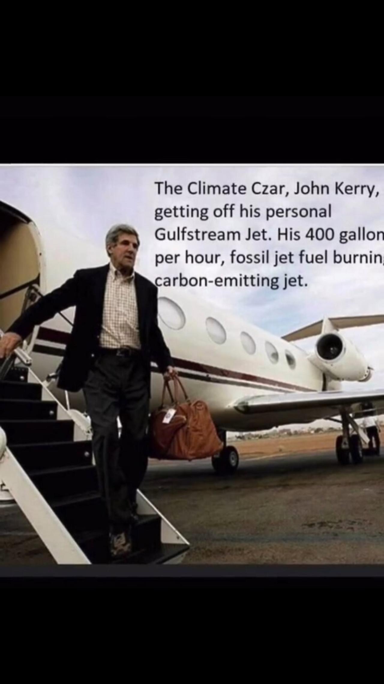 John Kerry, the hypocrite, is worried about the "Ukraine war" interfering with climate change🙄