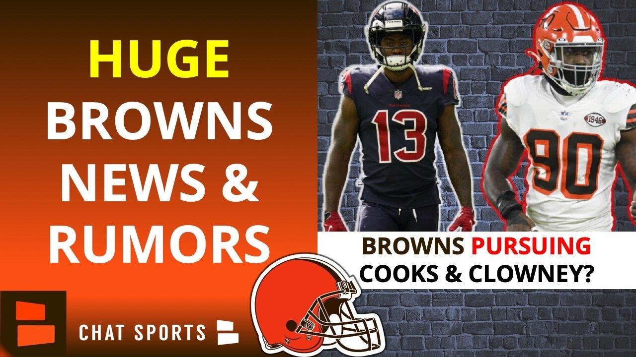 Browns News & Rumors: Brandin Cooks TRADE? PFF Mock Draft, Corey Bojorquez Signs & Clowney Update