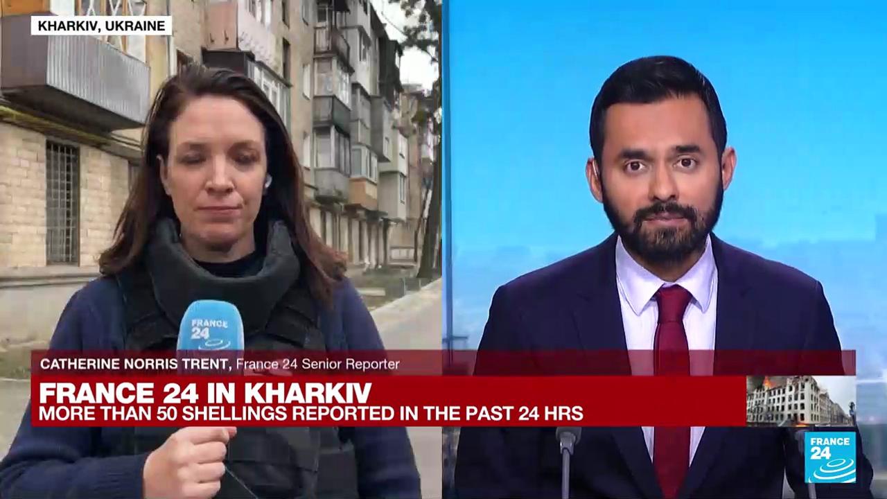 FRANCE 24 in Kharkiv: More than 50 shellings reported in the past 24 hrs