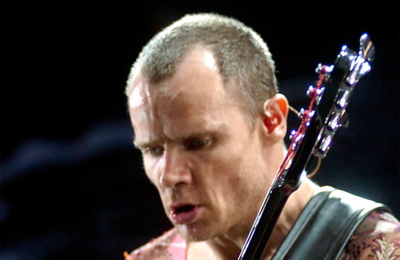 Flea revealed his daughter used his Grammy as a shovel in the garden