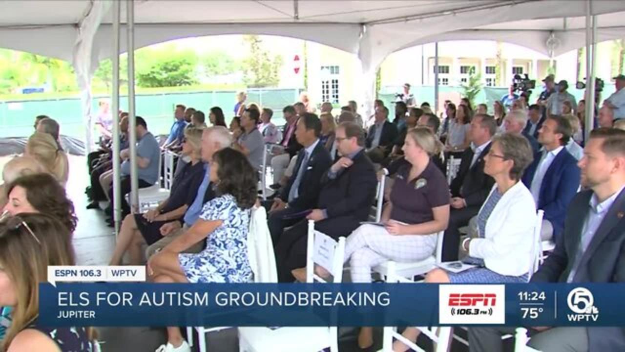 Els Center for Autism breaks ground