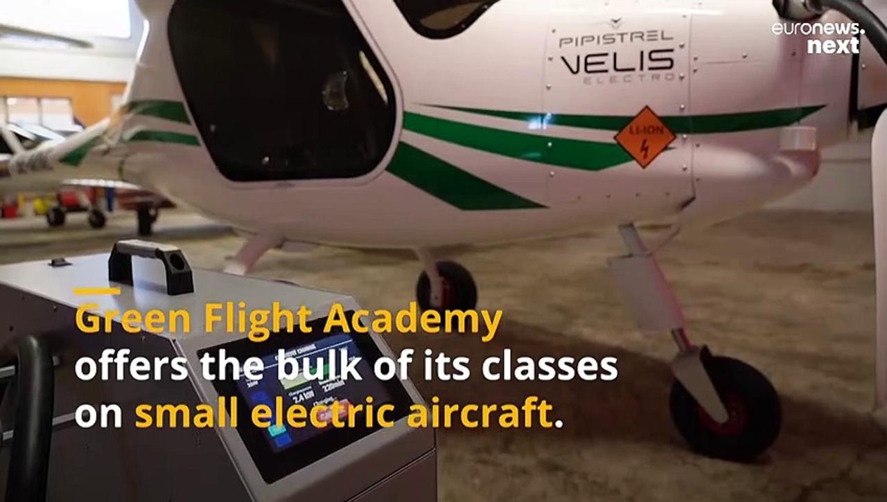 A new green pilot school in Sweden is betting big on the future of emission-free electric aviation