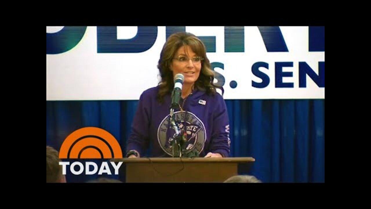 Trump back sarah Palin