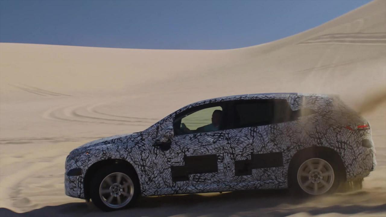 Mercedes EQS SUV Testing - Dumont Dunes