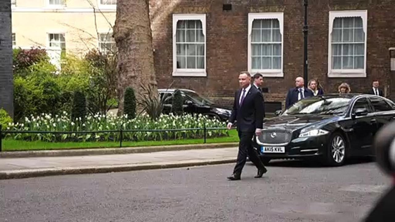 PM welcomes Polish president to Number 10