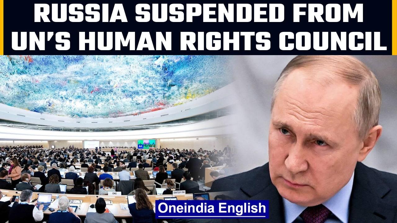 Russia suspended from UN’s Human Rights Council, India abstains from voting | Oneindia News
