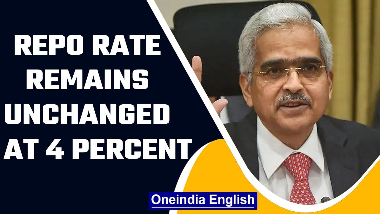 RBI keeps Repo Rate unchanged at 4 percent, says navigated through turbulent waters | Oneindia News
