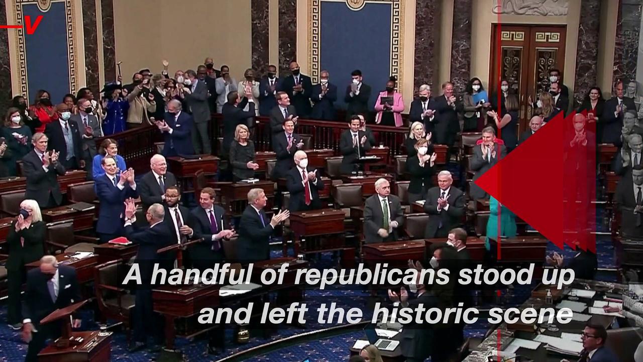 Footage Shows Republicans Walking Out of the Senate Chamber Following Ketanji Brown Jackson’s Confirmation