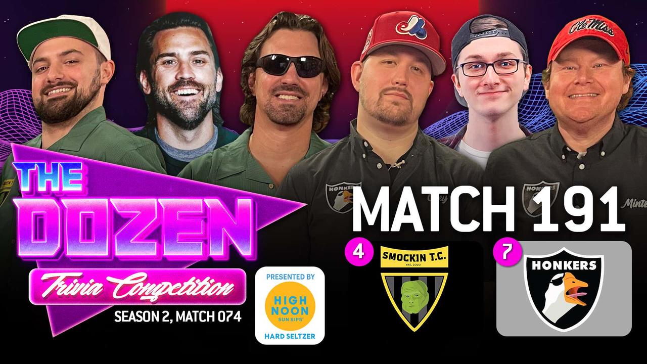 Defending Champs In Showdown For Top Tournament Seed (The Dozen, by High Noon, Match 191)