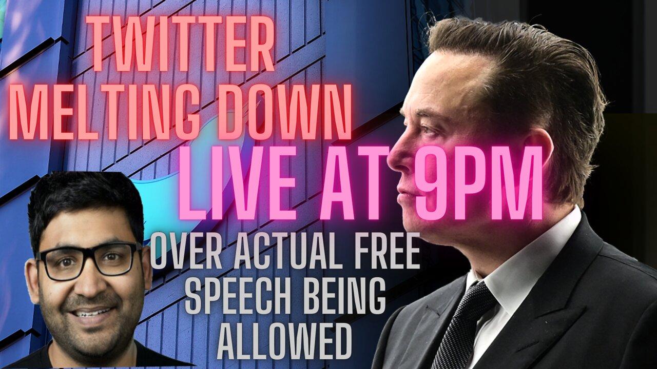 FREE SPEECH IS COMING BACK TO TWITTER AND THE EMPLOYEES ARE HAVING A MELTDOWN