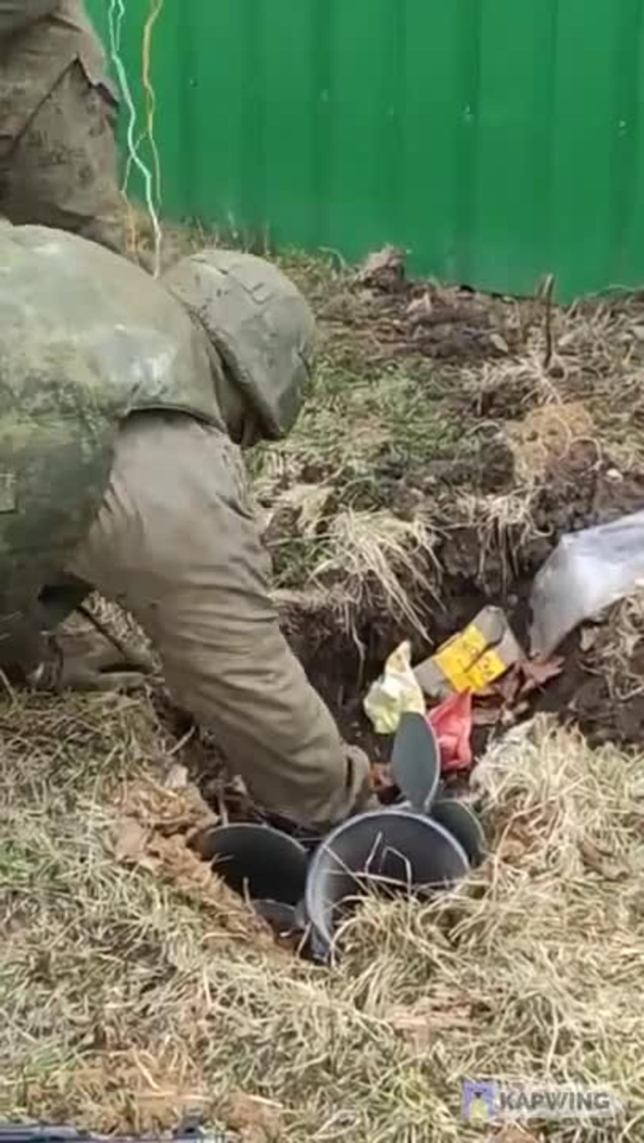 Russia conducted mine clearance of a settlement in the Kharkiv region