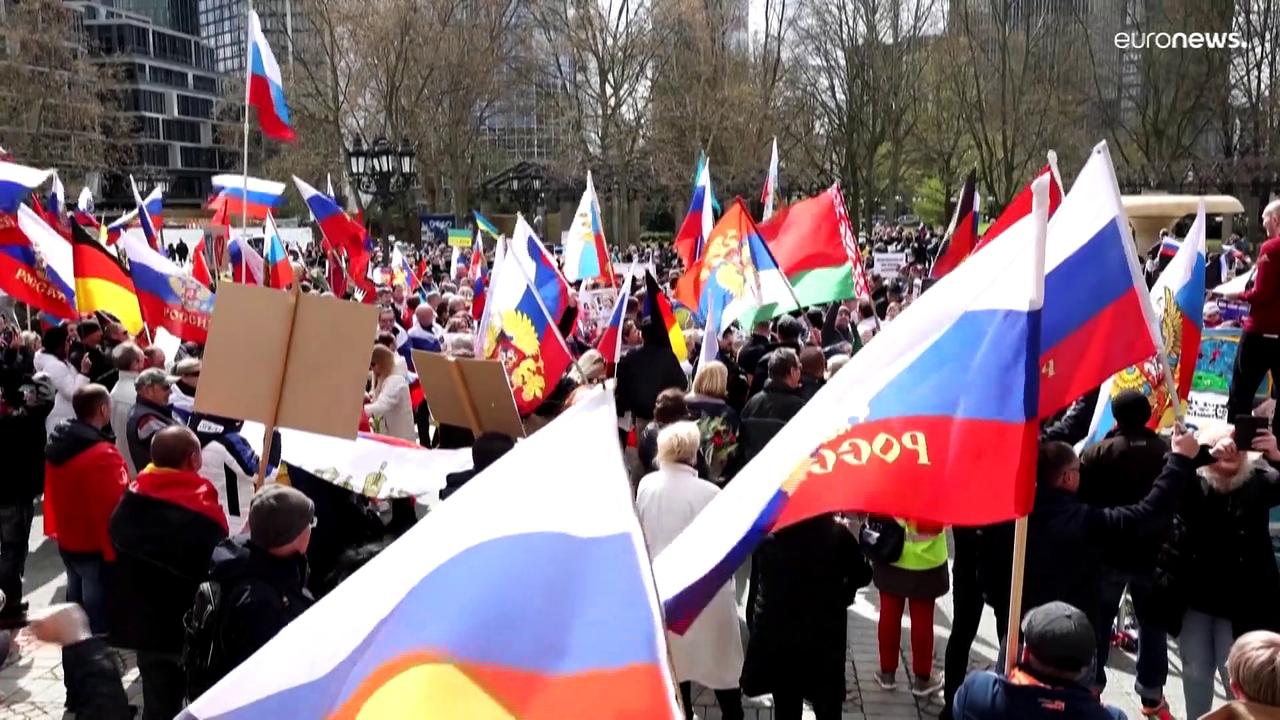 In Germany, pro-Russian protesters complain of discrimination
