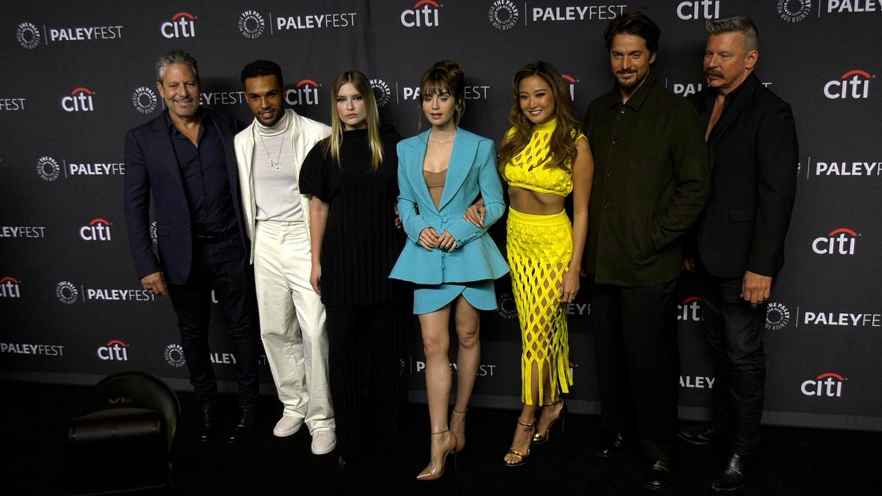 'Emily in Paris' Cast Lily Collins, Ashley Park, Camille Razat 'PaleyFest LA 2022' Red Carpet