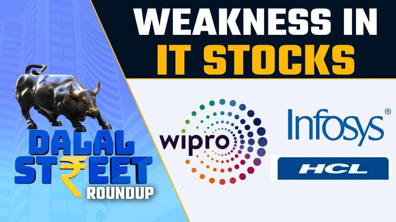 Today's Stock Market: Nifty drops 109 pts dragged down by weakness in IT stocks | Oneindia News
