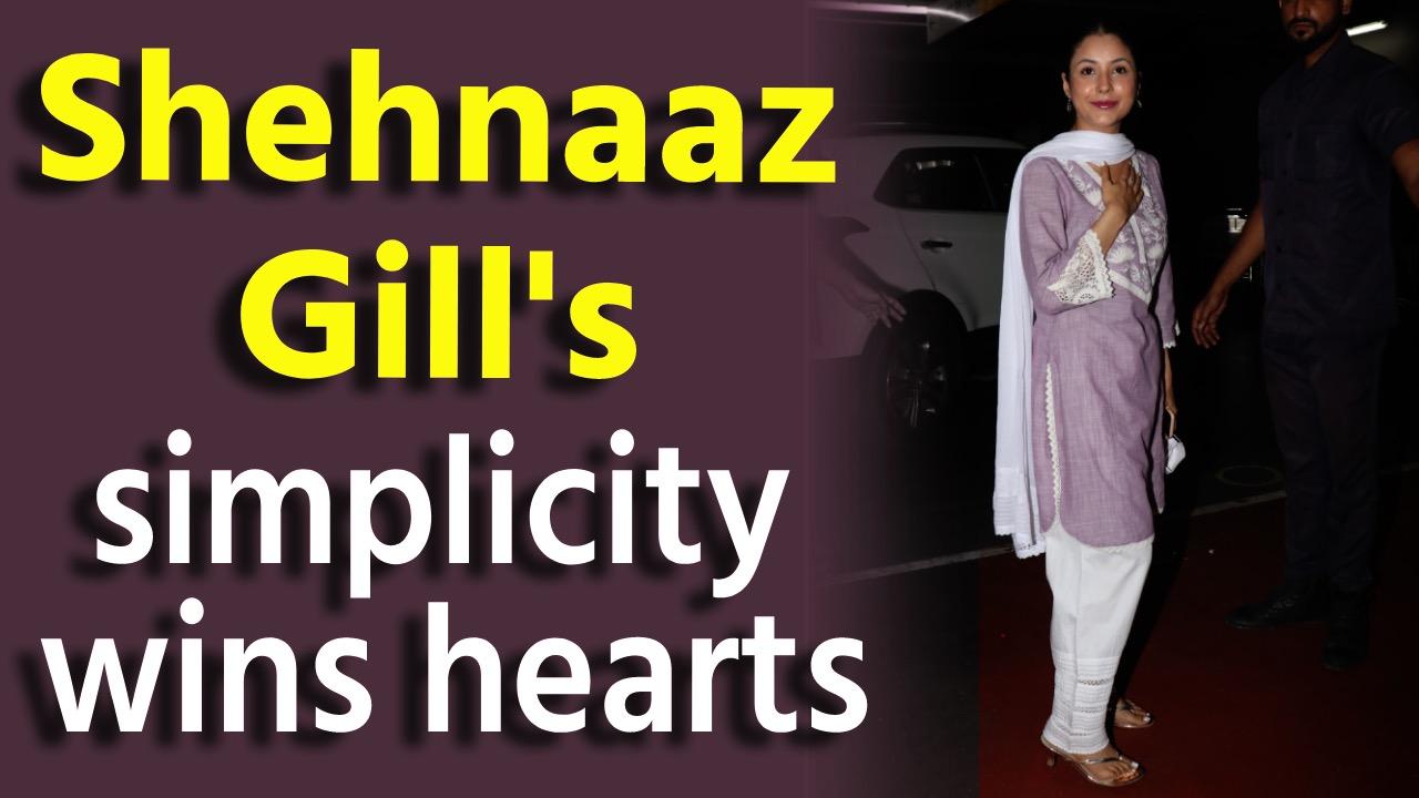 Shehnaaz Gill's simplicity wins hearts