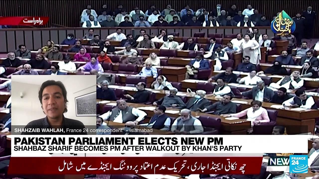 Pakistan lawmakers elect Shehbaz Sharif as new prime minister