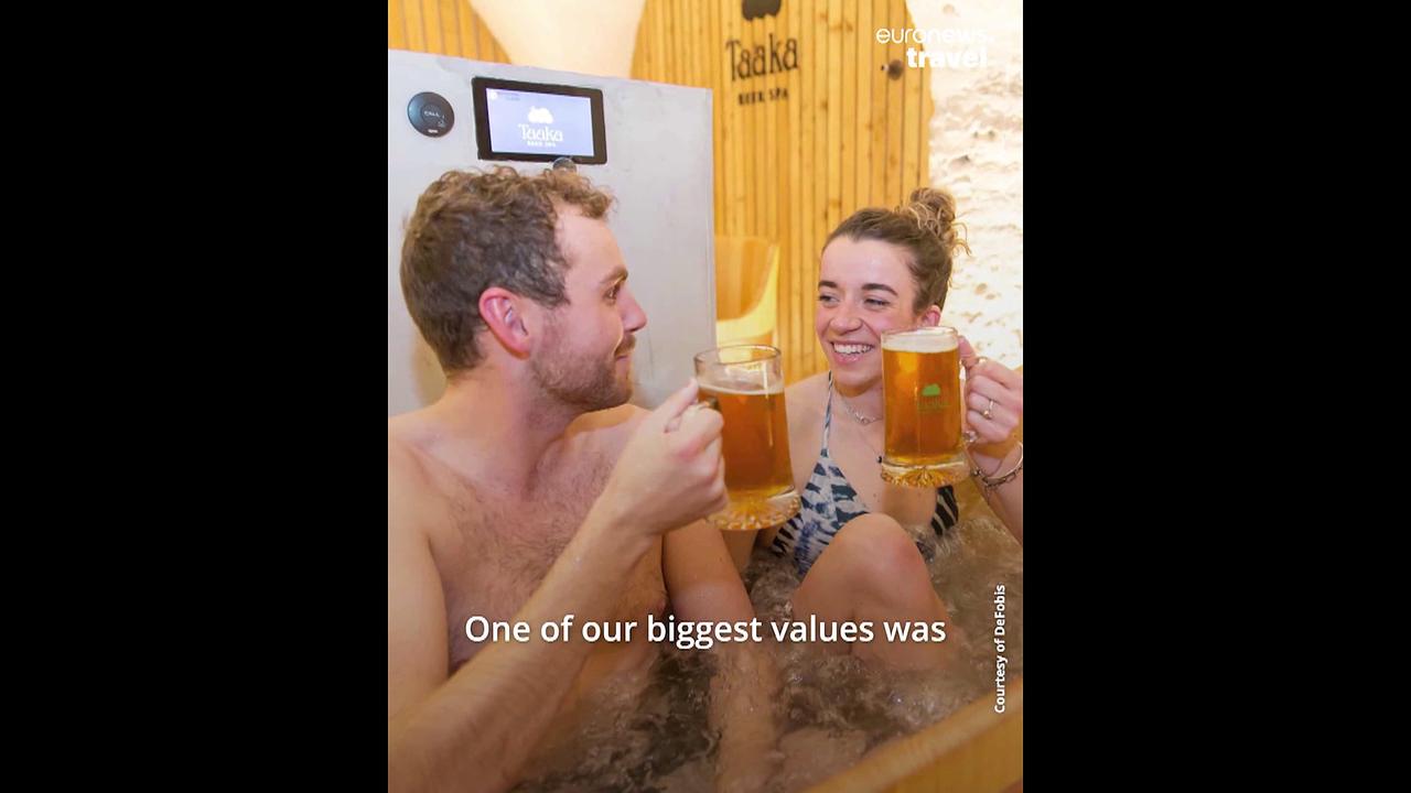 France’s first beer spa: Meet the couple behind this unusual self-care experience