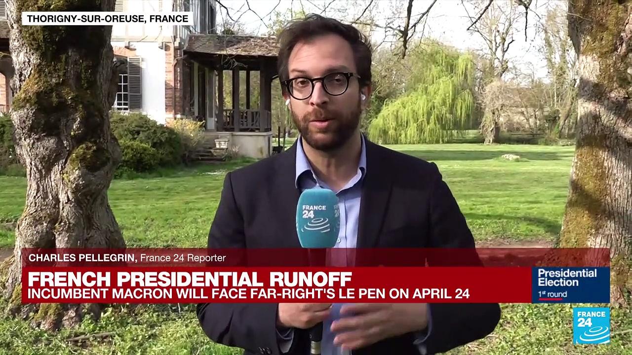 French presidential runoff: Le Pen improvises visit outside Paris