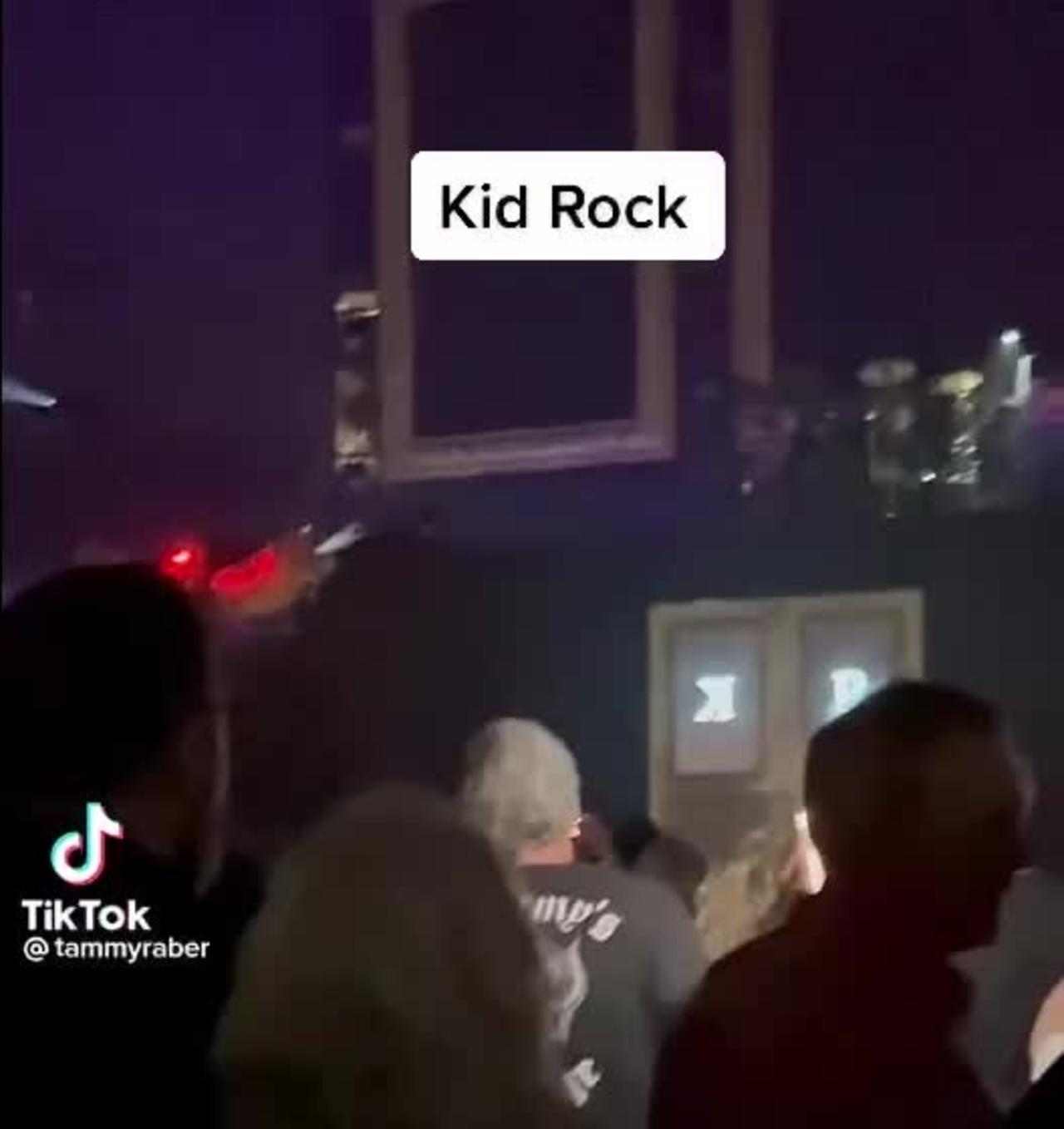 Trump at Kid Rock concert.