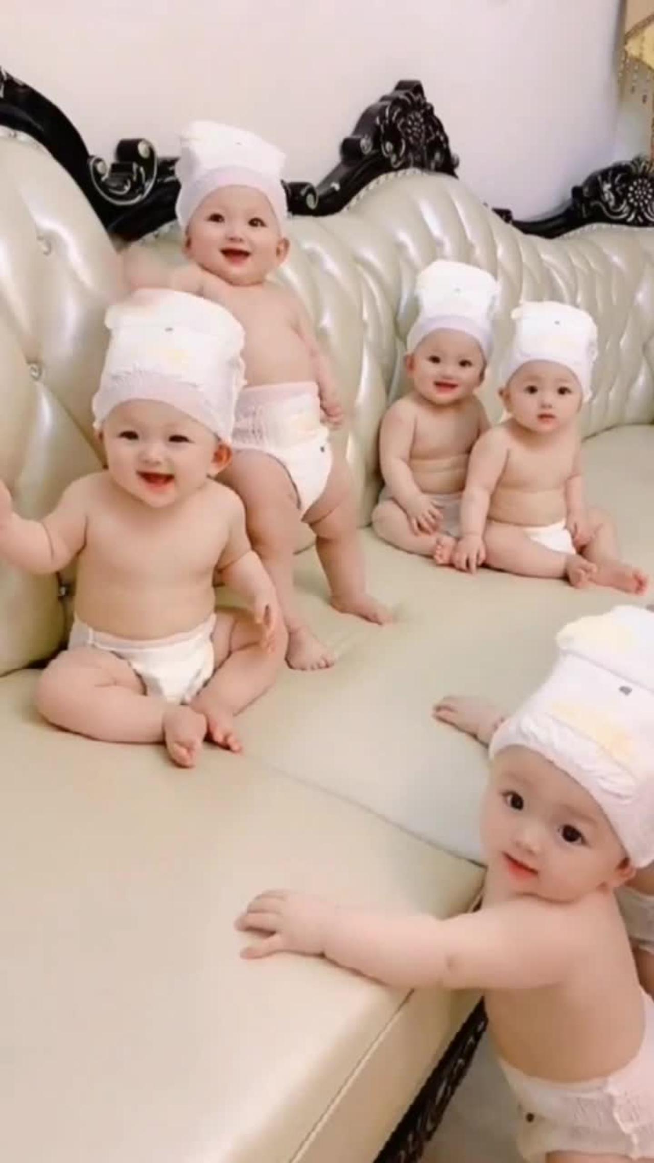 five babies funny video