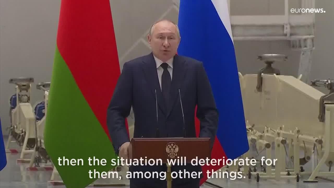 Putin warns of a 'new wave of migration' if sanctions on Russia escalate