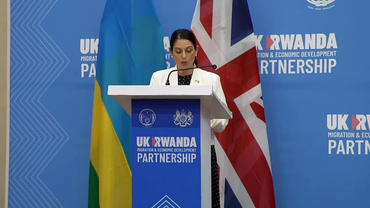 Home Secretary says migrants sent to Rwanda will be supporte