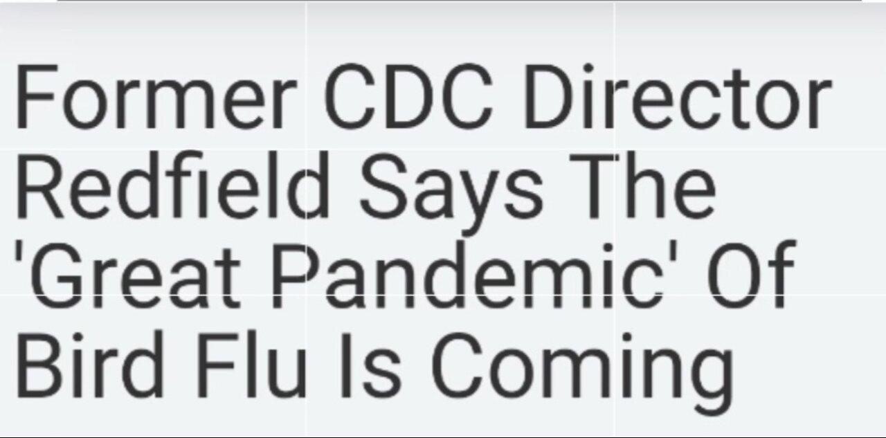 Former CDC Director Redfield Warns The ‘Great Pandemic’ Of Bird Flu Is ‘Going To Happen.’