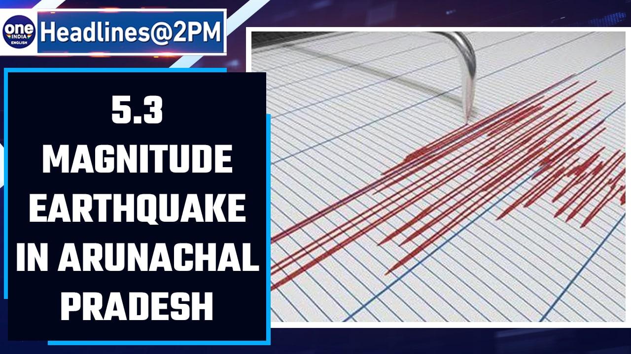 Arunachal Pradesh: 5.3 magnitude earthquake felt north of Pangin| Oneindia News