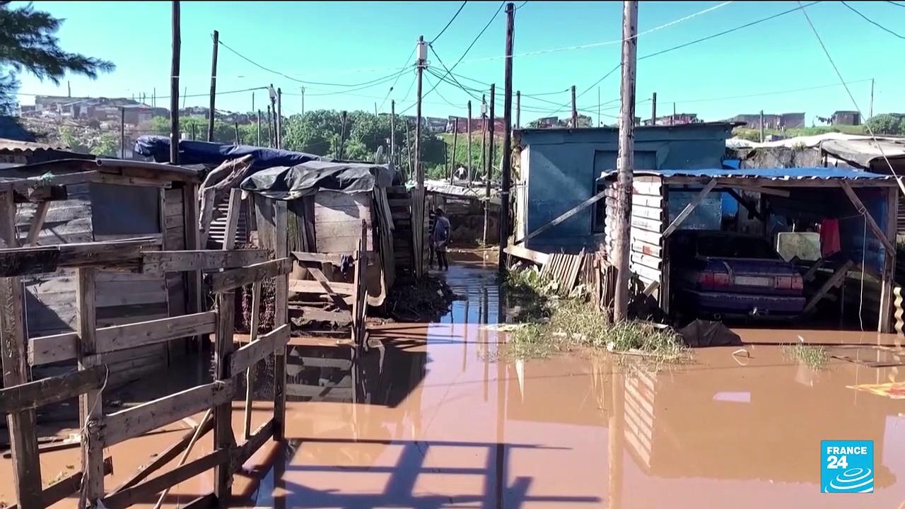 South Africa floods: 341 dead as hunt for survivors widen