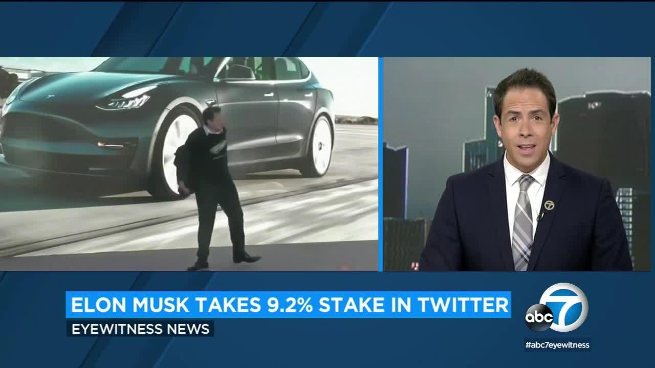Tesla CEO Elon Musk now Twitter's biggest shareholder