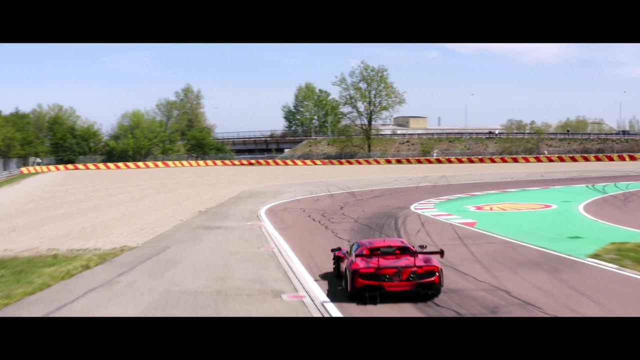 Ferrari 296 GT3 passes the Fiorano test