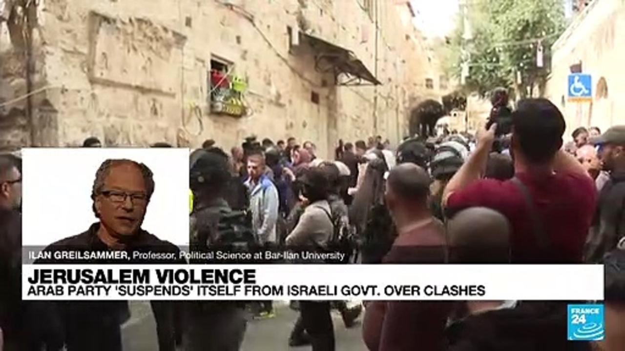 Israel hits Gaza after rocket attack as Jerusalem tensions spike