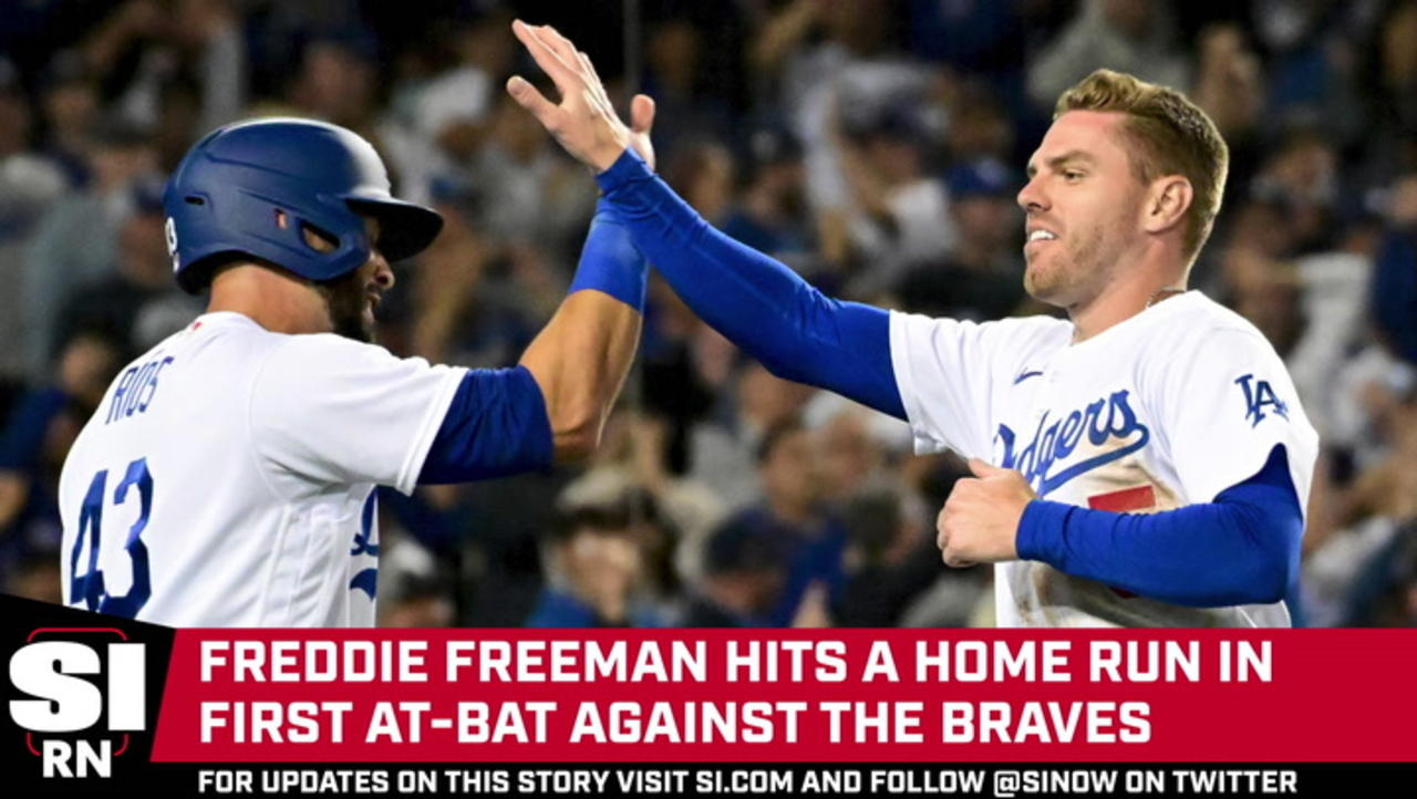 Freddie Freeman Hits a Home Run in First At-Bat - One News Page VIDEO