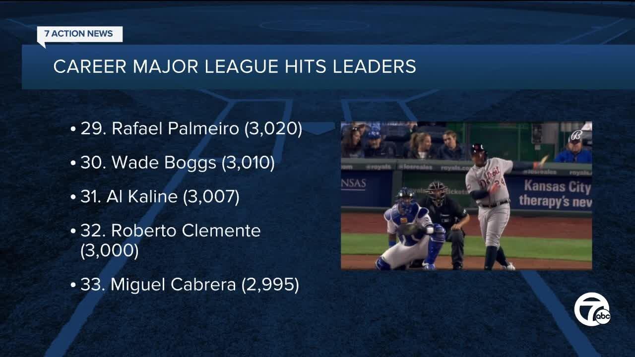 Teammates excited for Cabrera with 3,000th hit drawing near