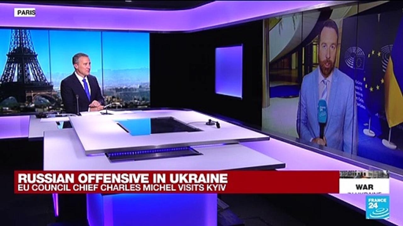 War in Ukraine: EU Council chief Charles Michel makes surprise visit to Kyiv
