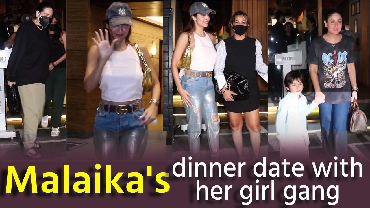 Malaika Arora enjoys dinner date with her girl gang