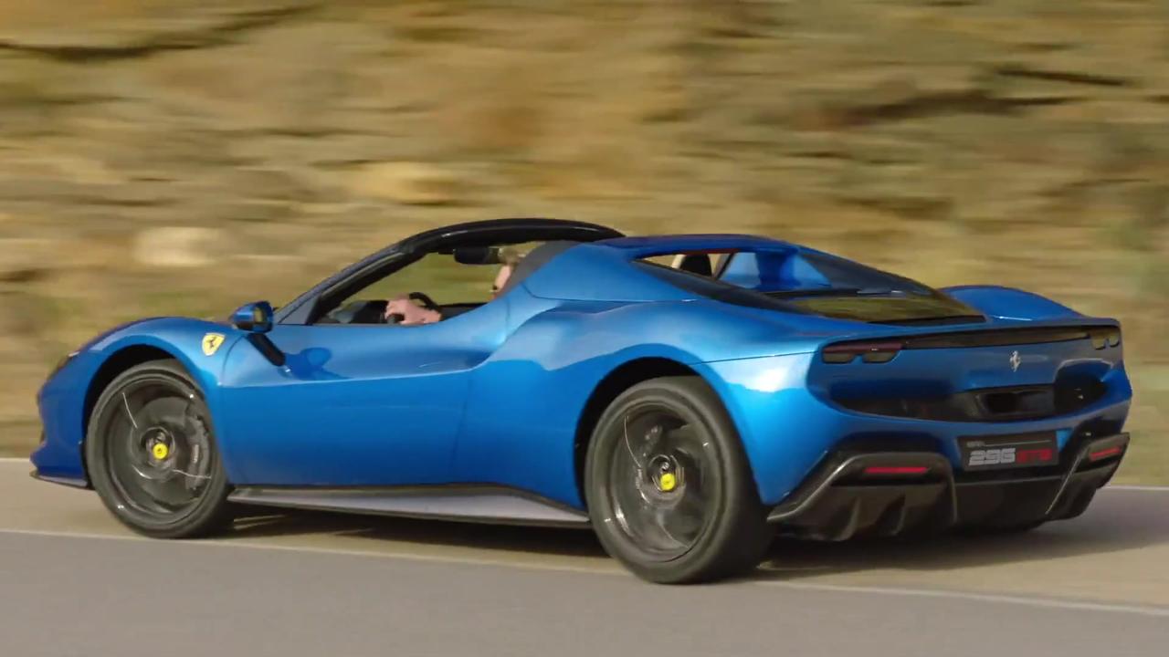 The new Ferrari 296 GTS Driving Video