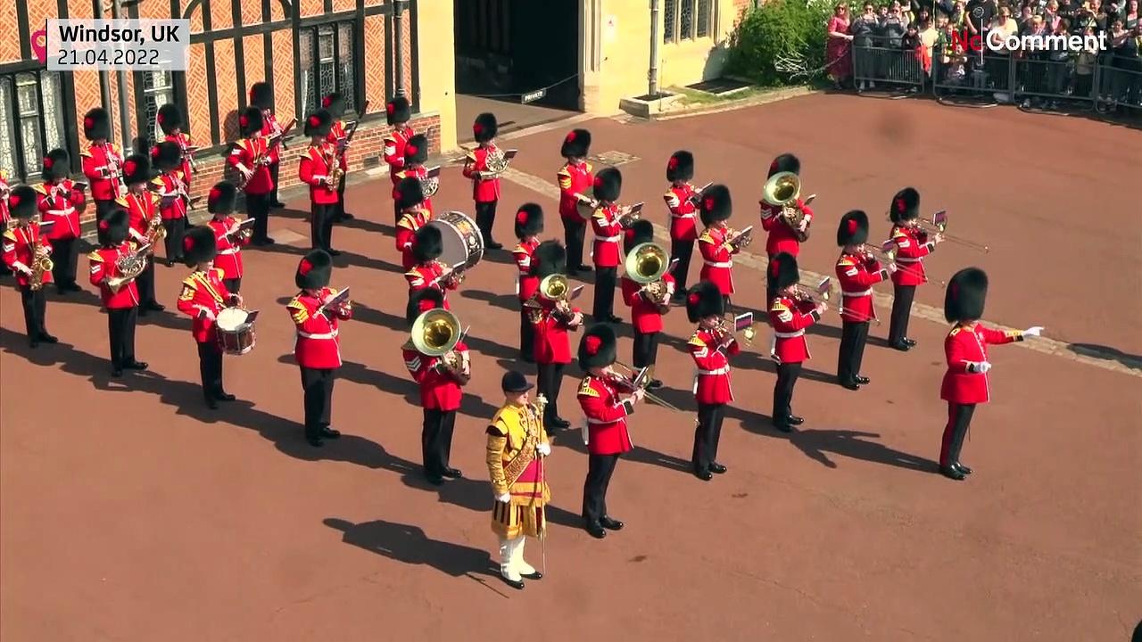 Gun salute for Queen Elizabeth II's 96th birthday
