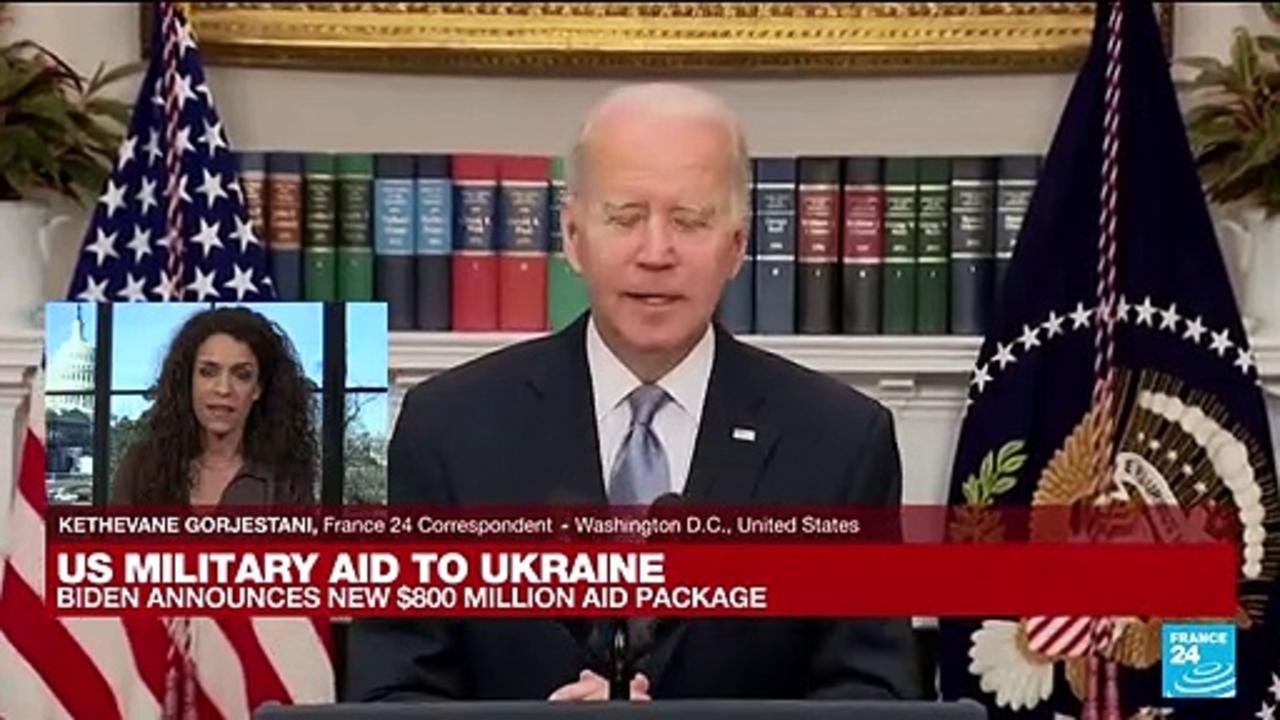 Joe Biden unveils $800 million in new Ukraine military aid